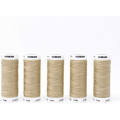 KORBOND Polyester garen, 100 m, beige KORBOND Polyester garen, 100 m, beige