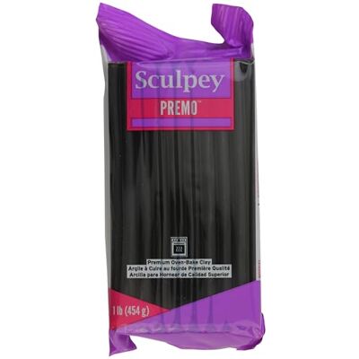 Sculpey Premo Polymer Clay PE1 5042 Black 454 g Sculpey Premo Polymer Clay PE1 5042 Black 454 g