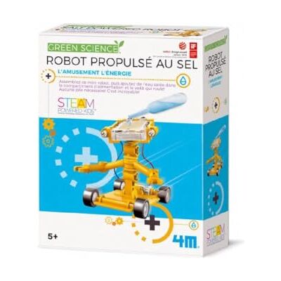 4M Kidzlabs Green Science: Zout Water Power Robot (Franstalig) 4M Kidzlabs Green Science: Zout Water Power Robot (Franstalig)