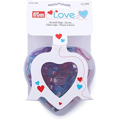 Prym Stofclips, blauw, paars, roze, Eén maat Prym Stofclips, blauw, paars, roze, Eén maat