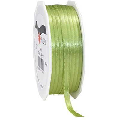 PRÄSENT C.E. Pattberg Satijn, Cadeaulint, pistache groen, 50 m voor het verpakken van geschenken, 0,6 cm breed, decoratief lint voor decoreren en knutselen, decoratief lint voor geschenken, voor elke gelegenheid PRÄSENT C.E. Pattberg Satijn, Cadeaulint, pistache groen, 50 m voor het verpakken van geschenken, 0,6 cm breed, decoratief lint voor decoreren en knutselen, decoratief lint voor geschenken, voor elke gelegenheid