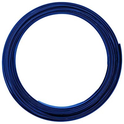 Creative Aluminium draad, plat, parent, marineblauw, 5 x 1 mm, 5 m Creative Aluminium draad, plat, parent, marineblauw, 5 x 1 mm, 5 m