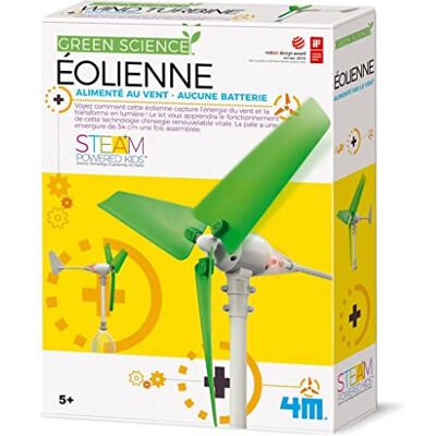 4M Kidzlabs Green Science / Eco-Engineering: windturbine/f r a n s t a l i g e verpakking 4M Kidzlabs Green Science / Eco-Engineering: windturbine/f r a n s t a l i g e verpakking