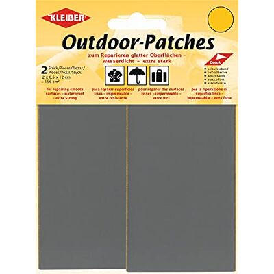 Kleiber Co.GmbH Outdoor Patch, 2 stuks, grijs, M Kleiber Co.GmbH Outdoor Patch, 2 stuks, grijs, M