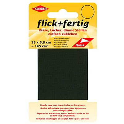 Kleiber 145 cm² Flick + kant-en-klare zelfklevende reparatietape van nylon, bruin Kleiber 145 cm² Flick + kant-en-klare zelfklevende reparatietape van nylon, bruin