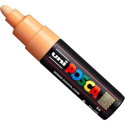 posca Uni PC-7M Paint Marker, grote punt 4,5-5,5 mm, 15 kleuren, helder geel (oranje) posca Uni PC-7M Paint Marker, grote punt 4,5-5,5 mm, 15 kleuren, helder geel (oranje)