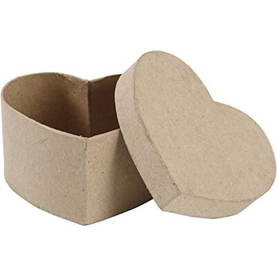Creativ Hartvormige kist, afmetingen: 11,5 x 11,5 cm, hoogte 6 cm Creativ Hartvormige kist, afmetingen: 11,5 x 11,5 cm, hoogte 6 cm