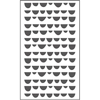 Creative Mini-sjabloon voor reliëf, kiezelstenen, om textuur en dimensie toe te voegen aan plakboekpagina's, kaarten en andere creatieve papierhobby's Creative Mini-sjabloon voor reliëf, kiezelstenen, om textuur en dimensie toe te voegen aan plakboekpagina's, kaarten en andere creatieve papierhobby's
