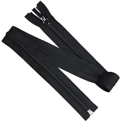 AERZETIX Set van 6 spiraalritssluitingen nr. 5 60 cm deelbaar zwart met decoratieve trekker voor jasaccessoires en kledingnaaien AERZETIX Set van 6 spiraalritssluitingen nr. 5 60 cm deelbaar zwart met decoratieve trekker voor jasaccessoires en kledingnaaien