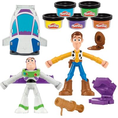 Play-Doh Play Doh Toy Story Ruimtecreaties, boetseerklei, knutselen, Disney-speelgoed voor kinderen, vanaf 4 jaar Play-Doh Play Doh Toy Story Ruimtecreaties, boetseerklei, knutselen, Disney-speelgoed voor kinderen, vanaf 4 jaar