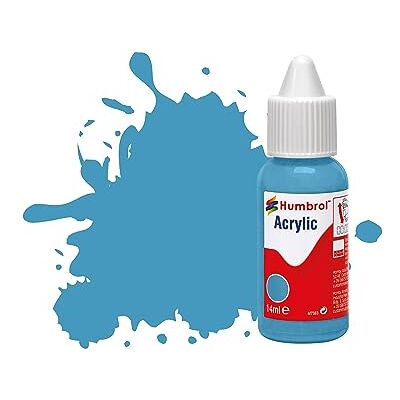 Humbrol DB0089 acrylverf nr. 89 middelblauw mat Humbrol DB0089 acrylverf nr. 89 middelblauw mat