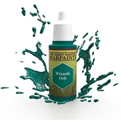 The Army Painter Warpaint Wizards Orb, sterk gepigmenteerde acrylverf op waterbasis, geschikt voor het schilderen van tabletminiaturen, bordspeelfiguren en miniaturen voor RPG-rollenspellen The Army Painter Warpaint Wizards Orb, sterk gepigmenteerde acrylverf op waterbasis, geschikt voor het schilderen van tabletminiaturen, bordspeelfiguren en miniaturen voor RPG-rollenspellen