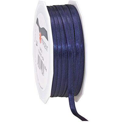 PRÄSENT C.E. Pattberg Satijnen lint, donkerblauw, 49,7 m voor het verpakken van geschenken, 0,6 cm breed, lint voor decoratie en handwerk, decoratief lint voor geschenken, voor elke gelegenheid PRÄSENT C.E. Pattberg Satijnen lint, donkerblauw, 49,7 m voor het verpakken van geschenken, 0,6 cm breed, lint voor decoratie en handwerk, decoratief lint voor geschenken, voor elke gelegenheid