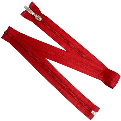 AERZETIX Set van 6 spiraalritssluitingen nr. 5 75 cm deelbaar met decoratieve trekker voor naaien, kleding, tassen, hoezen metaal nylon polyester kleur rood AERZETIX Set van 6 spiraalritssluitingen nr. 5 75 cm deelbaar met decoratieve trekker voor naaien, kleding, tassen, hoezen metaal nylon polyester kleur rood