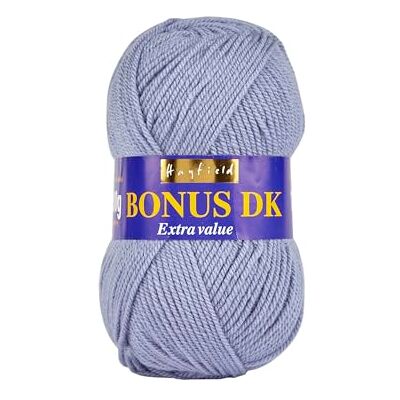 Sirdar Hayfield Bonus DK dubbel breigaren, 100 g, zeeblauw (566) Sirdar Hayfield Bonus DK dubbel breigaren, 100 g, zeeblauw (566)