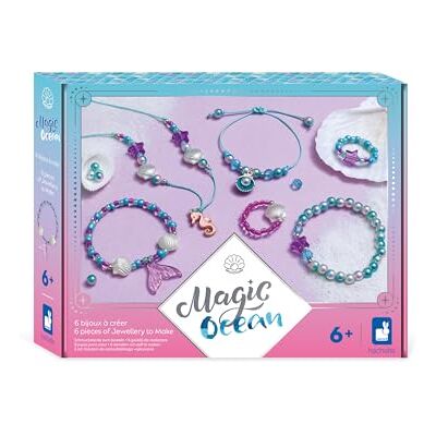 Janod 6 sieraden om te maken Zeemeermin thema Sieradenworkshops Creatieve vrijetijdsset voor kinderen Leren van fijne motoriek en concentratie Vanaf 6 jaar J09126 Janod 6 sieraden om te maken Zeemeermin thema Sieradenworkshops Creatieve vrijetijdsset voor kinderen Leren van fijne motoriek en concentratie Vanaf 6 jaar J09126
