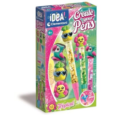 Clementoni creatieve mini tropische penfabriek Clementoni creatieve mini tropische penfabriek