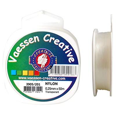 Creative Nylon koord 0,25 mm 50 m transparant Creative Nylon koord 0,25 mm 50 m transparant