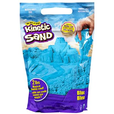Kinetic Sand 0,9 kg kinetisch zand voor het mengen, vormen en maken, voor kinderen vanaf 3 jaar, afgestemd op kleur en model Kinetic Sand 0,9 kg kinetisch zand voor het mengen, vormen en maken, voor kinderen vanaf 3 jaar, afgestemd op kleur en model