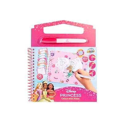 Disney Princess Herbruikbaar kleurboek voor kinderen, magische kleurpagina's met watertankborstel, creatief speelgoed voor meisjes 3 Disney Princess Herbruikbaar kleurboek voor kinderen, magische kleurpagina's met watertankborstel, creatief speelgoed voor meisjes 3