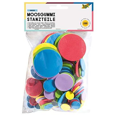 Folia 2351 Set van 200 verschillende schuimrubberen stanssjablonen voor scrapbooking en kaarten maken Folia 2351 Set van 200 verschillende schuimrubberen stanssjablonen voor scrapbooking en kaarten maken