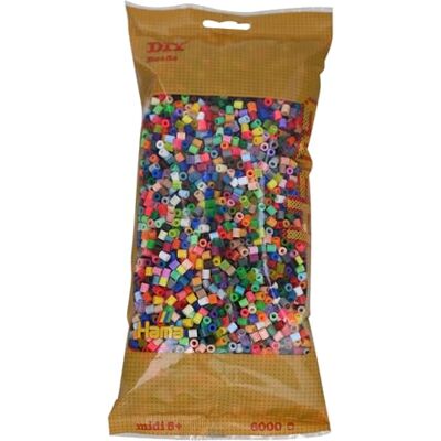 Hama Perlen Midi 205-68 strijkkralen, meerkleurig, 52 stuks Hama Perlen Midi 205-68 strijkkralen, meerkleurig, 52 stuks