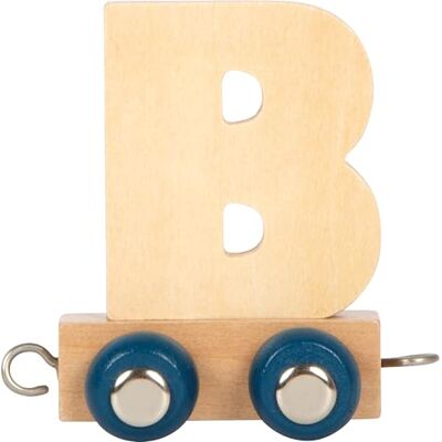 small foot Train Alfabet Fleece letter B van hout, combineren, decoreren, cadeau geven, 12572 small foot Train Alfabet Fleece letter B van hout, combineren, decoreren, cadeau geven, 12572