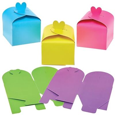 Baker Ross FX946 hartvormige geschenkdozen 10 stuks, Valentijnsdag geschenkdozen voor handwerk Baker Ross FX946 hartvormige geschenkdozen 10 stuks, Valentijnsdag geschenkdozen voor handwerk