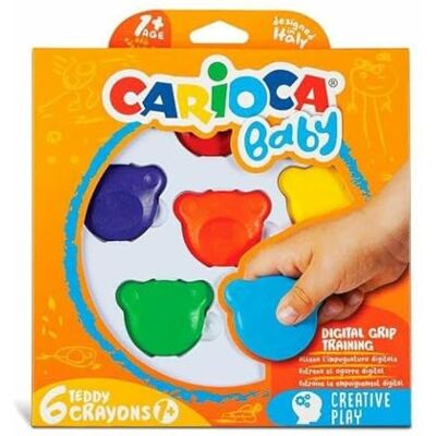 CARIOCA Cire de couleur, multicolore, standard (S8424152) CARIOCA Cire de couleur, multicolore, standard (S8424152)