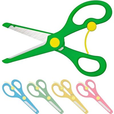 Lobome Enid Store Forbici voor kinderen met veiligheidsapparaat Verdi con Lama in metaal en kunststof riem van 1 jaar in Lobome Enid Store Forbici voor kinderen met veiligheidsapparaat Verdi con Lama in metaal en kunststof riem van 1 jaar in