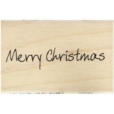 Personal Impressions Art Stamps stempel Inca Scribbled Merry Christmas zwart Personal Impressions Art Stamps stempel Inca Scribbled Merry Christmas zwart