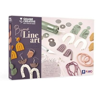 Creative DIY Line Art sieraden set van polymeerklei Creative DIY Line Art sieraden set van polymeerklei