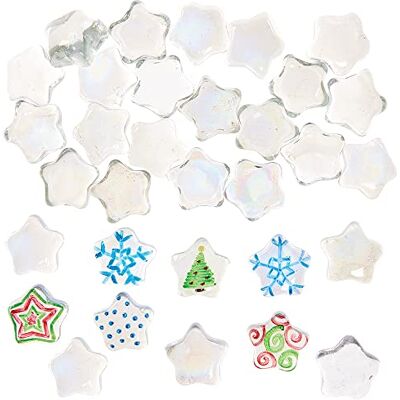Baker Ross FX269 Set van 30 potjes om te schilderen Sterrenmotief Voor kinderen Om te schilderen en te decoreren Maat M Baker Ross FX269 Set van 30 potjes om te schilderen Sterrenmotief Voor kinderen Om te schilderen en te decoreren Maat M