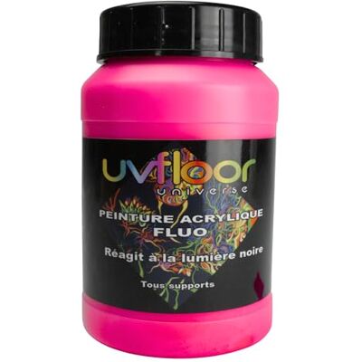 UV FLOOR UVFLOOR UV FLOOR Acrylverf, neonroze – speciaal zwart en ultraviolet licht – flitsend – vloeibaar en ultra gepigmenteerd – fluorescerend – 250 ml UV FLOOR UVFLOOR UV FLOOR Acrylverf, neonroze – speciaal zwart en ultraviolet licht – flitsend – vloeibaar en ultra gepigmenteerd – fluorescerend – 250 ml