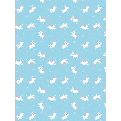décopatch Nr. 727 Papiermaché, 395 x 298 mm, turquoise, eenhoorn, 20 vellen décopatch Nr. 727 Papiermaché, 395 x 298 mm, turquoise, eenhoorn, 20 vellen