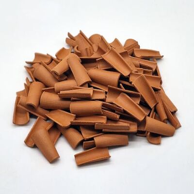Miniacons Miniatuur Tegels. Rode Arabische Gebogen Tegels 35 mm (150 Stuks) Miniacons Miniatuur Tegels. Rode Arabische Gebogen Tegels 35 mm (150 Stuks)
