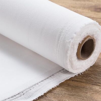 BK BILDERRAHMEN KOLMER BK Premium Roldoek, 100% katoen, 280 g/m², 1,6 x 10 m, klaar om te beschilderen, geprimed met gesso BK BILDERRAHMEN KOLMER BK Premium Roldoek, 100% katoen, 280 g/m², 1,6 x 10 m, klaar om te beschilderen, geprimed met gesso
