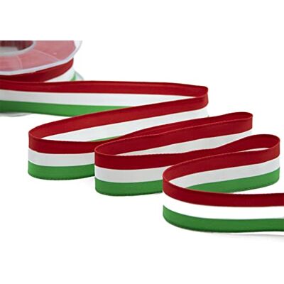 Furlanis Driekleurig satijn, 25 mm x 25 m Furlanis Driekleurig satijn, 25 mm x 25 m