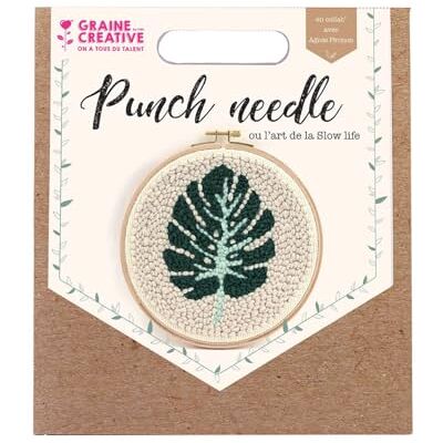 Creative Punch Needle Monstera Blad Kit Creative Punch Needle Monstera Blad Kit
