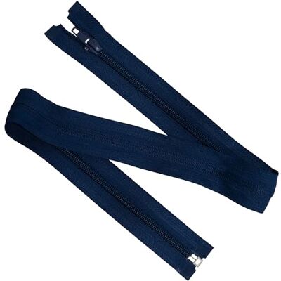 AERZETIX Set van 8 spiraalritssluitingen nr. 5 60 cm deelbaar met schuiver van nylon polyester metaal kleur donkerblauw naaien creaties DIY textiel AERZETIX Set van 8 spiraalritssluitingen nr. 5 60 cm deelbaar met schuiver van nylon polyester metaal kleur donkerblauw naaien creaties DIY textiel