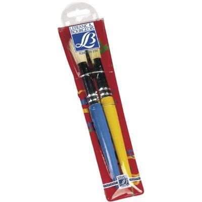Lefranc Bourgeois Jumbo penseel voor kinderen 2 stuks Lefranc Bourgeois Jumbo penseel voor kinderen 2 stuks