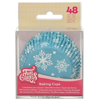 FunCakes Frozen Cupcake-vormpjes: perfect voor bevroren thema-cupcakes, cupcakes en meer, taartdecoratie, pk / 48 Pour muffins et cupcakes, Résistantes à la graisse, Papier de qualité alimentaire, Ø 5 cm, 3,2 cm de Hauteur FunCakes Frozen Cupcake-vormpjes: perfect voor bevroren thema-cupcakes, cupcakes en meer, taartdecoratie, pk / 48 Pour muffins et cupcakes, Résistantes à la graisse, Papier de qualité alimentaire, Ø 5 cm, 3,2 cm de Hauteur