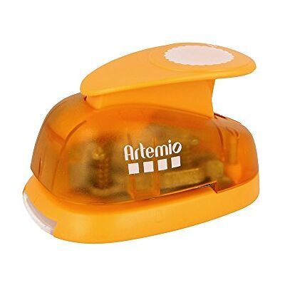 Artemio VIHCP911 Grote perforator met hendel, cirkel, rozet, kunststof, meerkleurig, 9,6 x 6,5 x 16 cm Artemio VIHCP911 Grote perforator met hendel, cirkel, rozet, kunststof, meerkleurig, 9,6 x 6,5 x 16 cm