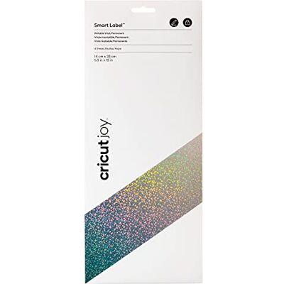 Cricut Joy Smart Label beschrijfbaar vinyl permanent, holografisch zilver (permanent) Cricut Joy Smart Label beschrijfbaar vinyl permanent, holografisch zilver (permanent)