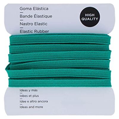 INNSPIRO A40504 elastiek, smaragdgroen, 3 m, klein, 5,3 mm INNSPIRO A40504 elastiek, smaragdgroen, 3 m, klein, 5,3 mm