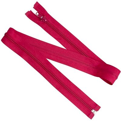 AERZETIX Set van 5 spiraalritssluitingen nr. 5 75 cm deelbaar met schuif van nylon polyester metaal naaien creaties DIY textiel kleding framboos roze AERZETIX Set van 5 spiraalritssluitingen nr. 5 75 cm deelbaar met schuif van nylon polyester metaal naaien creaties DIY textiel kleding framboos roze