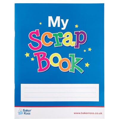 Baker Ross FX830 Large Scrap Books 3 stuks knutselboeken voor kinderen Baker Ross FX830 Large Scrap Books 3 stuks knutselboeken voor kinderen