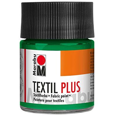 Marabu 015 Textil Plus Textielverf, groen, 50 ml Marabu 015 Textil Plus Textielverf, groen, 50 ml