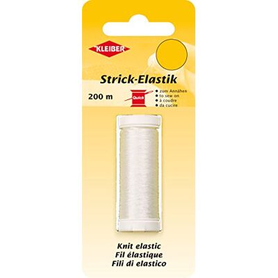 Kleiber 71090 Breisel elastisch, transparant, 100% elastomeer, transparant, 20.000 x 0,011 x 0,011 cm Kleiber 71090 Breisel elastisch, transparant, 100% elastomeer, transparant, 20.000 x 0,011 x 0,011 cm