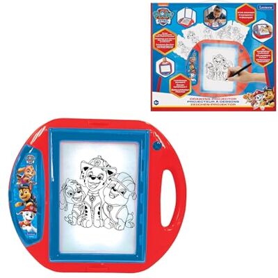 Lexibook Paw Patrol tekenprojector, 4 stempels, 10 modellen, verlicht display, 1 pen inbegrepen, rood/blauw, CR310PALXB Lexibook Paw Patrol tekenprojector, 4 stempels, 10 modellen, verlicht display, 1 pen inbegrepen, rood/blauw, CR310PALXB